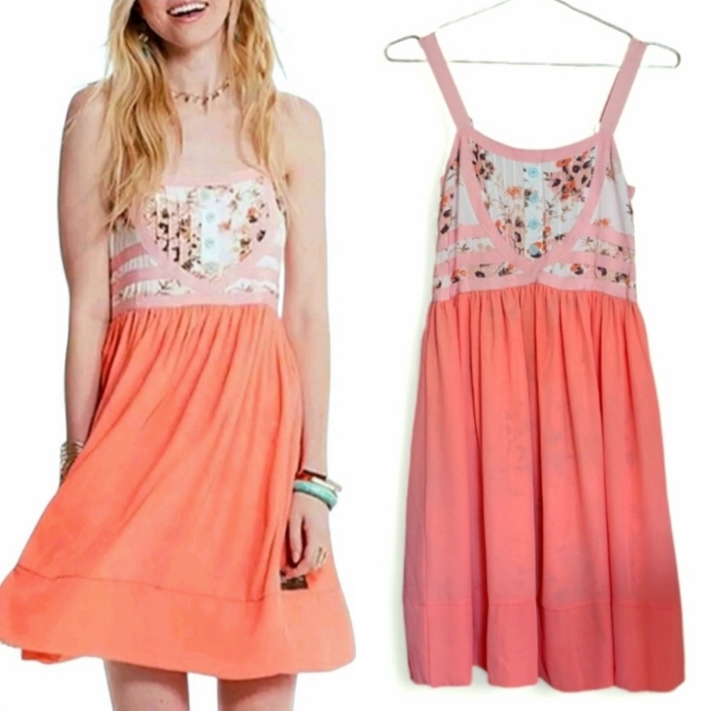 Matilda Jane Coral Pink Floral Bodice Sundress